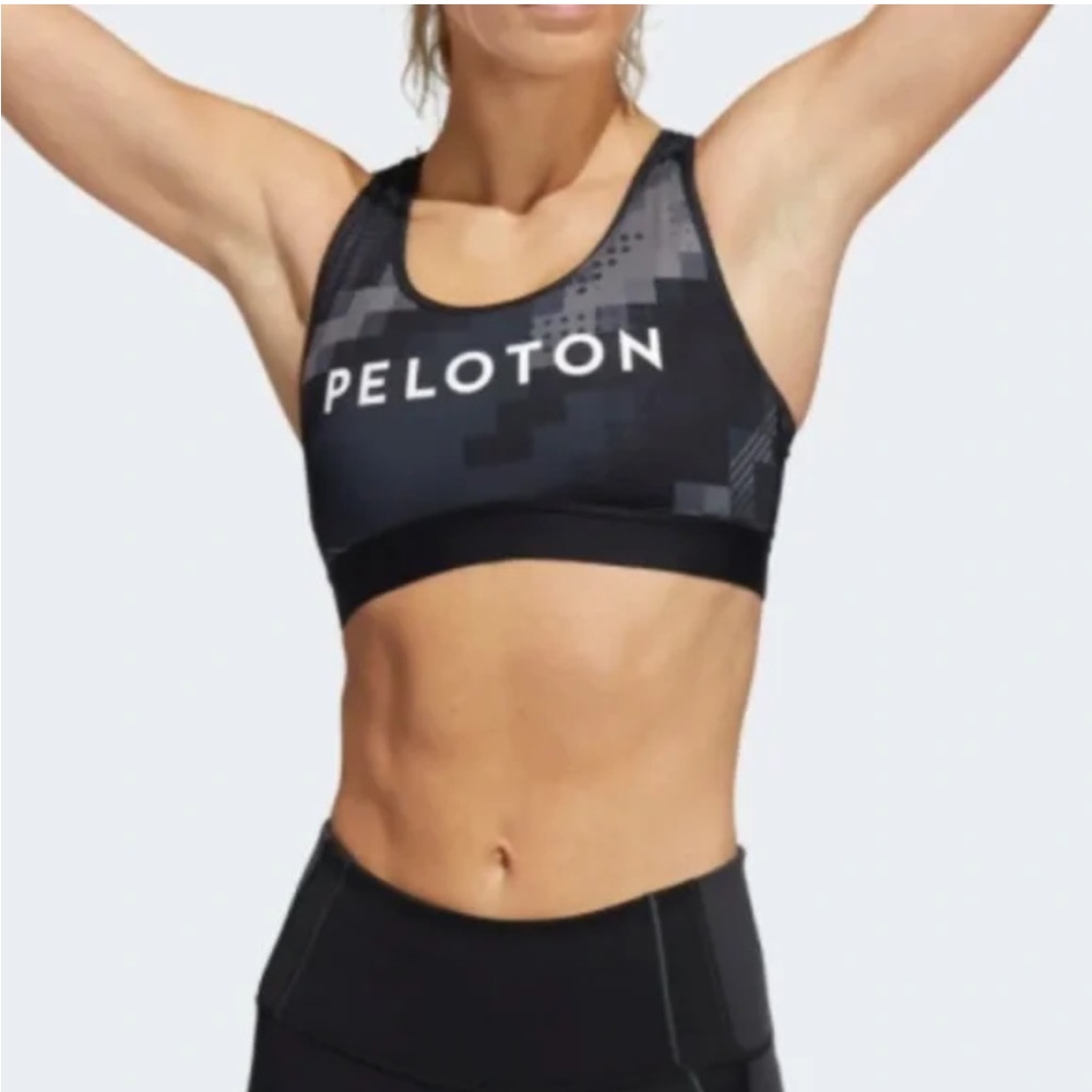 Peloton & Adidas gray Sports Bra size L